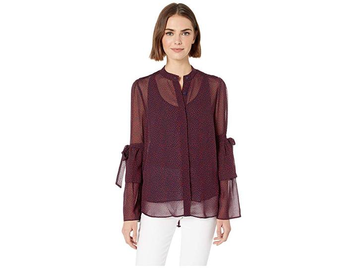 Juicy Couture Ditsy Floral Flirty Top (regal Ditsy Floral) Women's Clothing