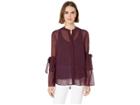 Juicy Couture Ditsy Floral Flirty Top (regal Ditsy Floral) Women's Clothing