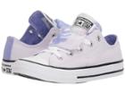Converse Kids Chuck Taylor All Star Double Tongue Palm Trees Ox (little Kid/big Kid) (barely Grape/twilight Pulse/white) Girls Shoes