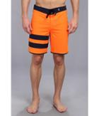 Hurley Phantom 60 Block Party Boardshort (neon Orange) Men's Swimwear