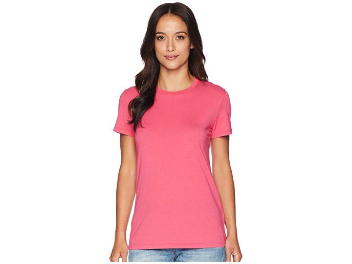 Mod-o-doc Supreme Jersey Fitted S/s Crew (desert Rose) Women's T Shirt