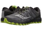 Saucony Peregrine 7 (grey/black/lime) Men's Shoes