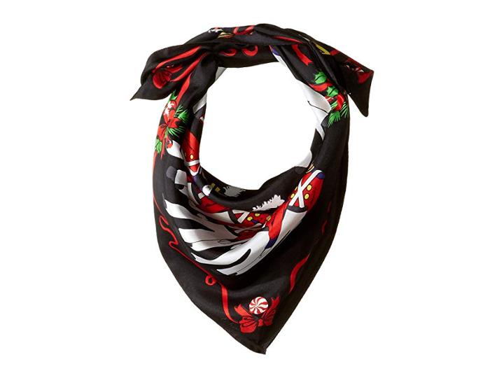 Echo Design Toy Soldier Silk Square Scarf (black) Scarves