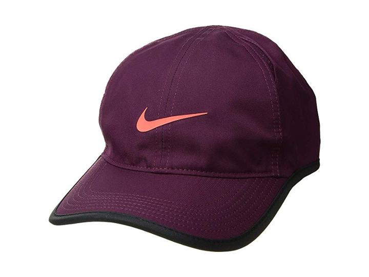 Nike Featherlight Cap (bordeaux/black/bright Crimson) Caps