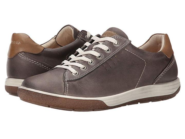 Ecco Chase Ii Tie (warm Grey/moon Rock) Women's Lace Up Casual Shoes