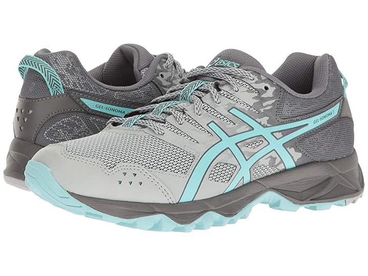 Asics Gel-sonoma 3 (mid Grey/aqua Splash/carbon) Women's Running Shoes
