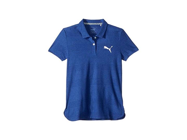 Puma Golf Kids Pounce Aston Polo (little Kids/big Kids) (sodalite Blue) Girl's Clothing