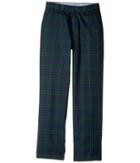 Tommy Hilfiger Kids Shadow Plaid Pants (big Kids) (dark Green) Boy's Casual Pants