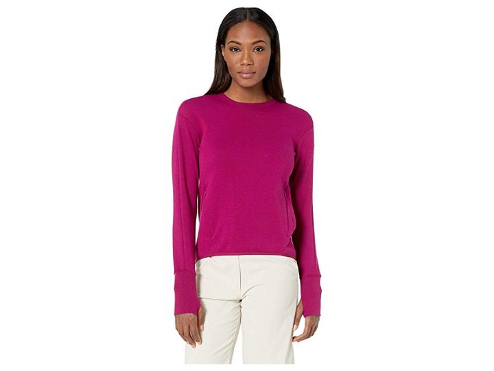 Nike Golf Dry Top Long Sleeve Crew (true Berry/true Berry) Women's Clothing