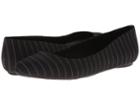 Dr. Scholl's Really (black Pinstripe) Women's Flat Shoes