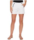 Jag Jeans Sailor Twill Shorts In White (white) Women's Shorts