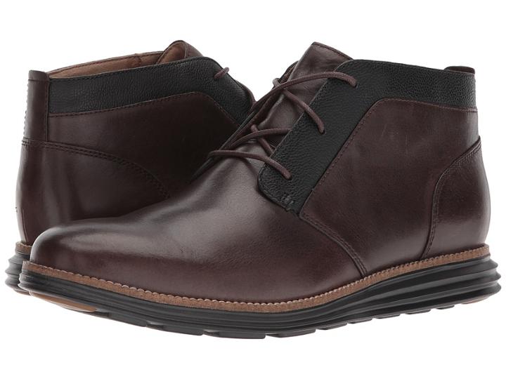 Cole Haan Original Grand Chukka (java Leather/black) Men's Shoes