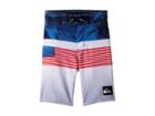 Quiksilver Kids Highline Lava Divison Boardshorts (toddler/little Kids) (white) Boy's Swimwear