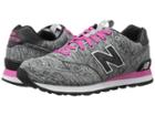 New Balance Classics Wl574v1 (silver Mink/exuberant Pink) Women's Running Shoes