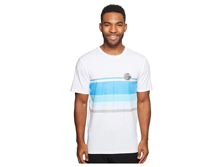 Rip Curl Surf Craft Surf Shirt Short Sleeve (white) Men's Swimwear