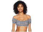 Seafolly La Belle Off Shoulder Bandeau Top (black) Women's Swimwear
