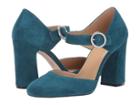 Michael Michael Kors Alana Closed Toe (luxe Teal) Women's Shoes