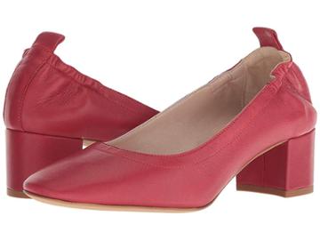 Summit By White Mountain Vittoria Heel (red Leather) Women's Shoes