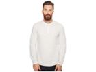 Original Penguin Long Sleeve Nep Henley (bright White) Men's Long Sleeve Pullover