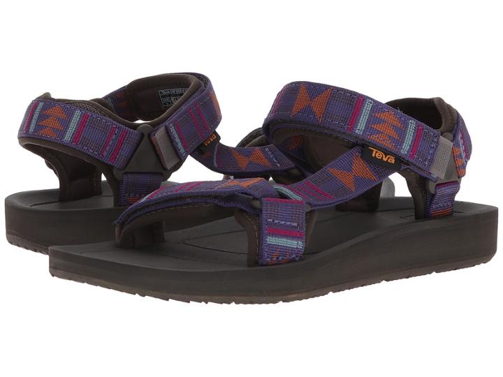 Teva Original Universal Premier (beach Break Deep Wisteria) Women's Shoes