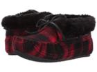 Minnetonka Chrissy (red Plaid) Women's Slippers