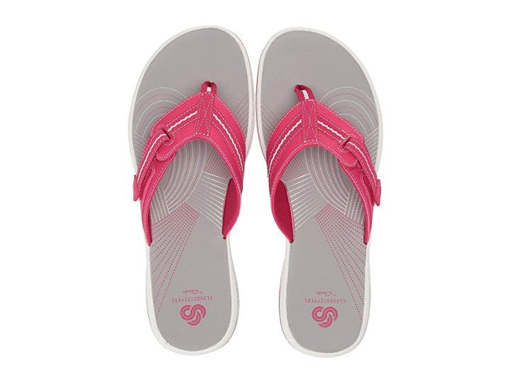 Clarks Brinkley Jazz (bright Rose Synthetic) Women's Shoes