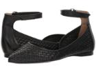 French Sole Adrienne (black Woven Leather) Women's Shoes