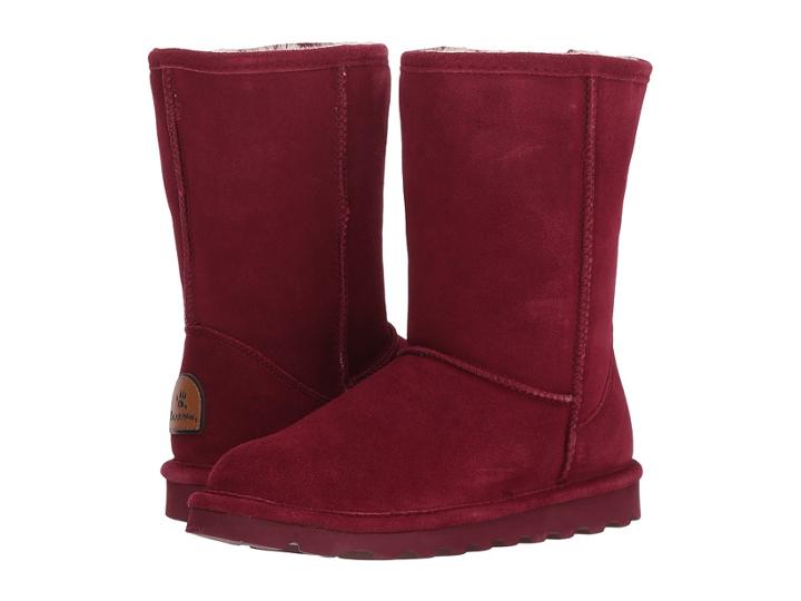 Bearpaw Elle Short (bordeaux) Women's Shoes