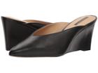Tahari Weston (black Vachetta) Women's Wedge Shoes