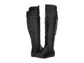 Fergalicious Believe Wide Calf (black) Women's Boots