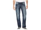 Buffalo David Bitton Six Straight Leg Jeans In Whiskered And Sanded (whiskered And Sanded) Men's Jeans