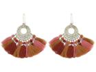 Chan Luu Pendant Earrings With Multicolored Tassels (andorra Combo) Earring