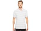 Nike Golf Zonal Cooling Stripe Polo (white/flat Silver) Men's Clothing