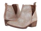 Diba True Stop By (gold Metallic Suede) Women's Boots