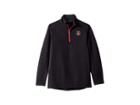 Spyder Kids Bandit 1/2 Zip Stryke Jacket (big Kids) (black/black/red) Boy's Coat