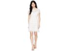 Tahari By Asl Petite Babydoll Lace Dress (white) Women's Dress
