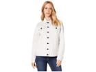 Juicy Couture Jc Check Denim Jacket (jc Check Grey Wash) Women's Clothing