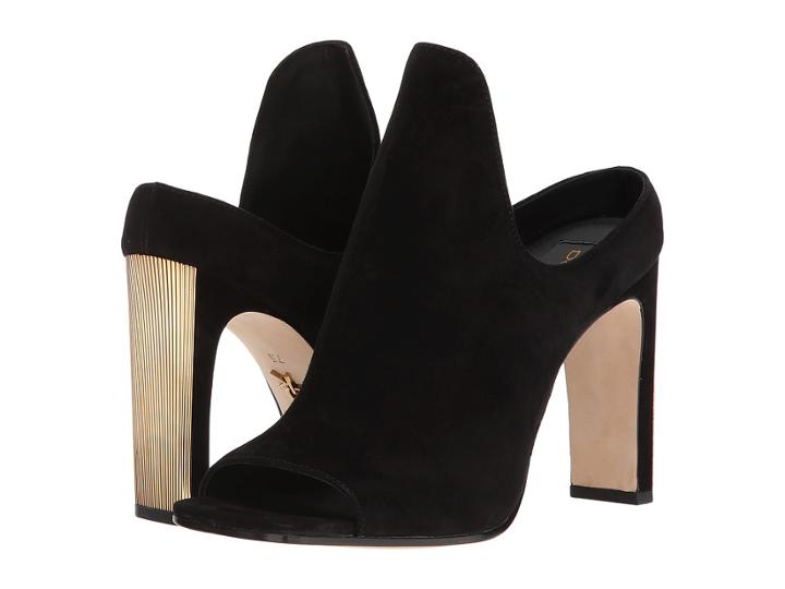 Donna Karan Sutton Mule (black Suede) High Heels