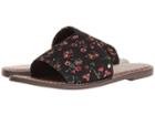 Sam Edelman Gio 2 (black Multi Smocked Floral Print) Women's Sandals