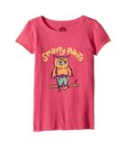 Life Is Good Kids Smarty Pants Crusher Tee (little Kids/big Kids) (fiesta Pink) Girl's T Shirt
