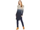 Levi's(r) Premium Made Crafted(r) Ombre Mist Tunic (ombre Mist Cloud Blue/arctic/brittany Blue/pristine) Women's Sweater