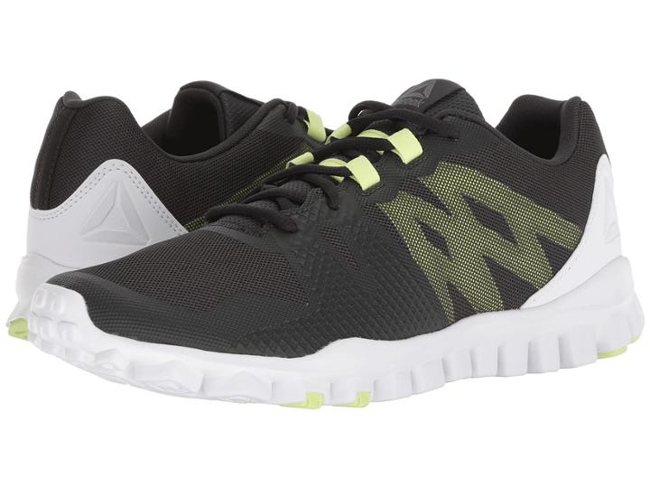 Reebok Realflex Train 5.0 (coal/lemon Zest/ash Grey/white) Men's Shoes
