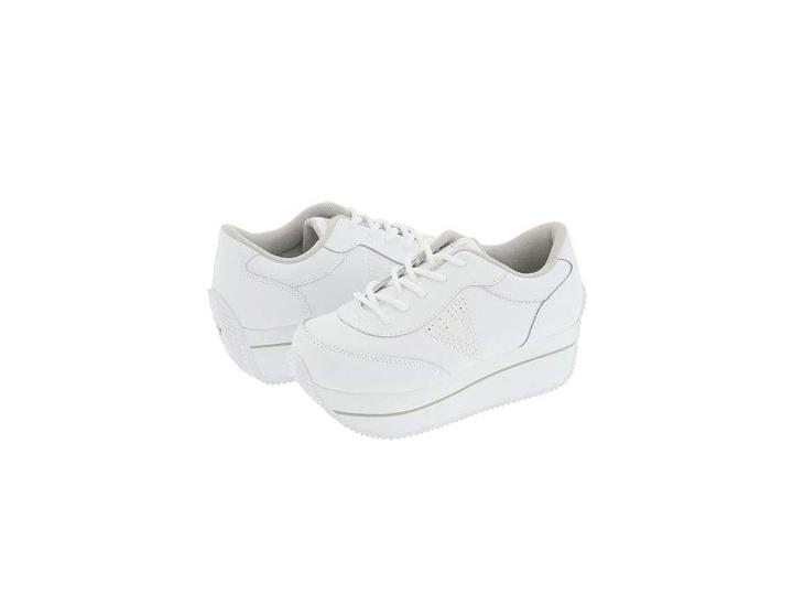 Volatile Expulsion (white Rhinestone) Women's Lace Up Casual Shoes