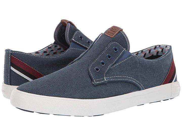 Ben Sherman Percy Laceless (navy Canvas) Men's Shoes