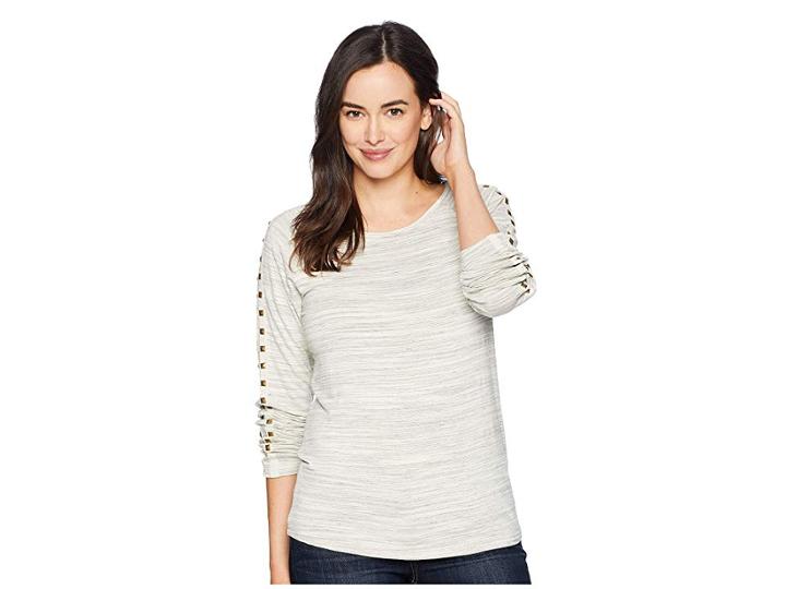 Ariat Study Top (vanilla Ice) Women's Long Sleeve Pullover