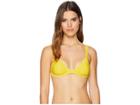 Billabong Tanlines Fixed Triangle Bikini Top (lemon Zest) Women's Swimwear