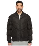 U.s. Polo Assn. Quilted Recon Bomber Jacket (black) Men's Coat