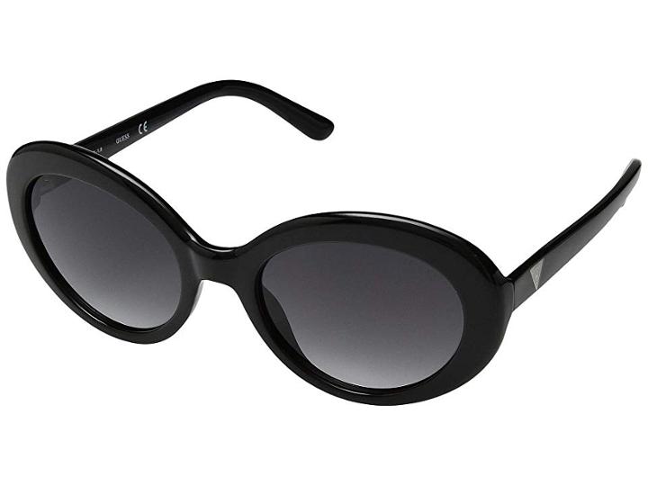 Guess Gu7576 (shiny Black/gradient Smoke) Fashion Sunglasses