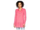 Mod-o-doc Slub Jersey Button Front Drop Waisted Tunic (desert Rose) Women's Blouse