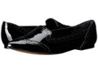 Isola Christie (black Goat Crinkle Patent) Women's Flat Shoes